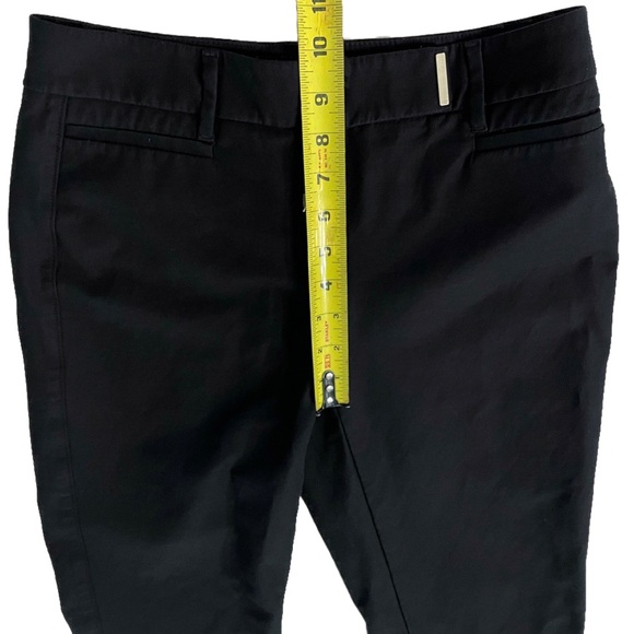 White House Black Market The Slim Crop Pants Black Size 2 Stretch Workwear - Picture 12 of 13